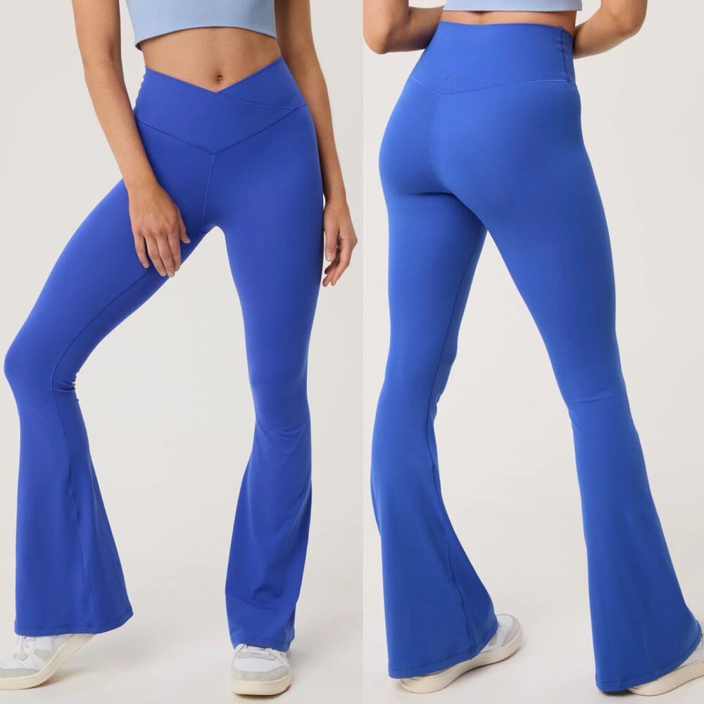 OFFLINE By Aerie Real Me High Waisted Crossover Flare Legging